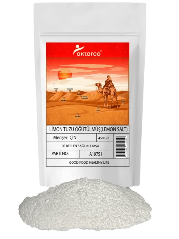 Limon Tuzu Öğütülmüş 450 Gr | Aktarco