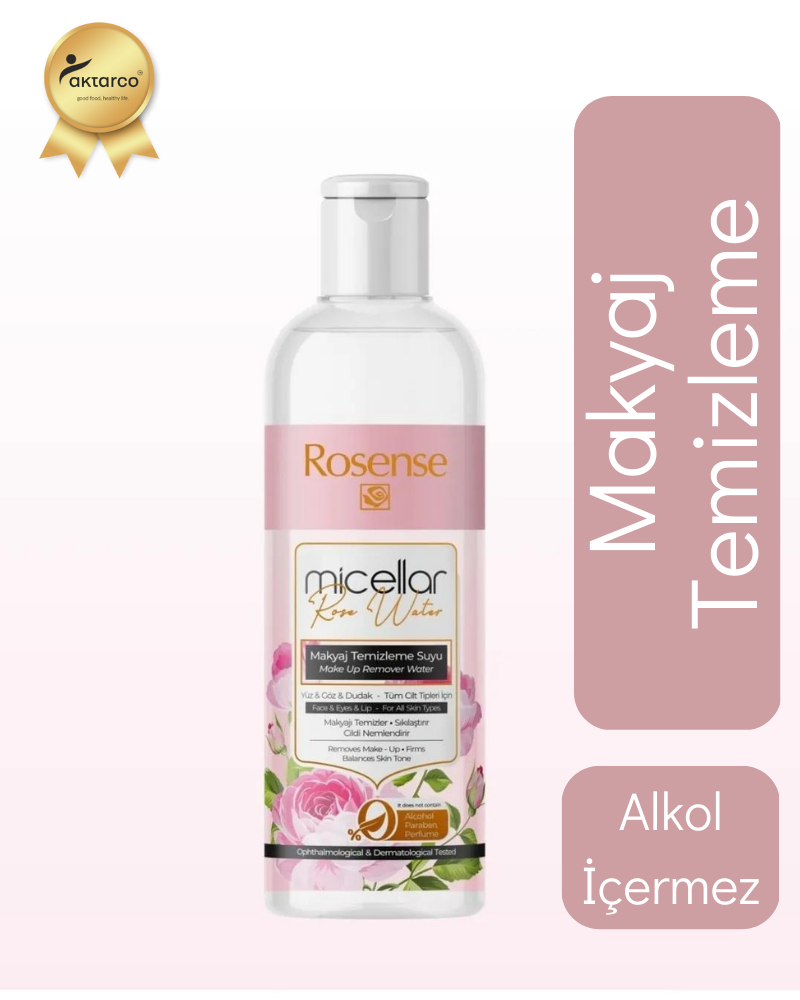 Micellar Rose Water Makyaj Temizleme Suyu 250 ML | Rosense