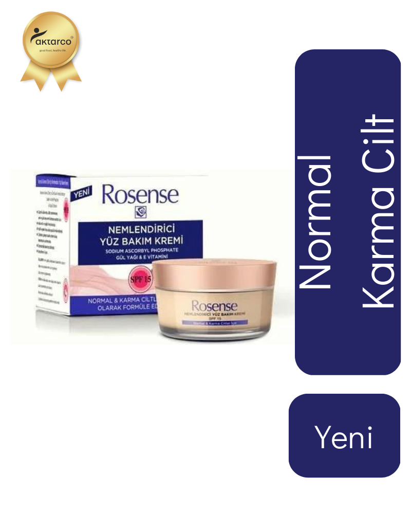 Nemlendirici Yüz Bakım Kremi 50 ML | Normal Karma Cilt | Rosense