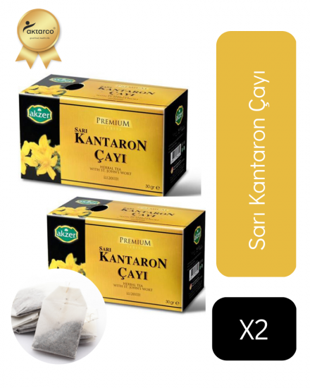 Sarı Kantaron Çayı 30 Gr X 2 Paket | Akzer