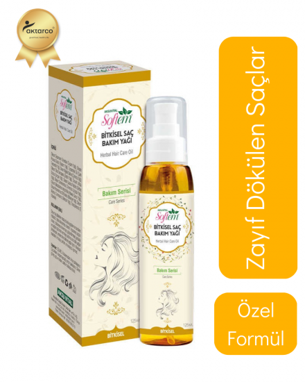 Bitkisel Saç Bakım Yağı 125 ML | Aksu Vital