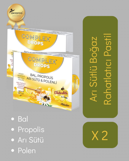 Pastil | Bal, Propolis, Arı Sütü, Polen X 2 Adet
