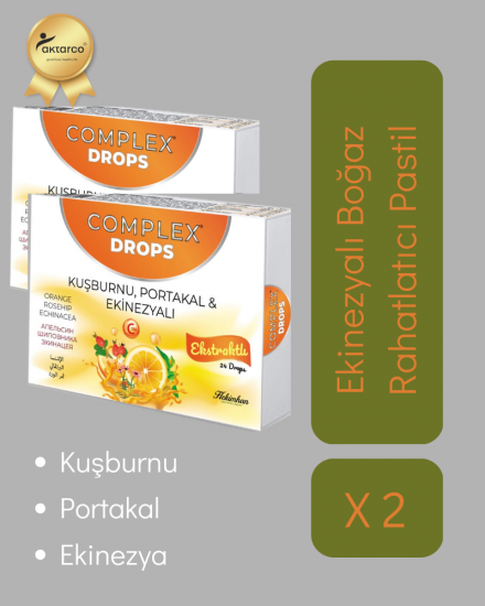 Pastil | Kuşbunu, Portakal, Ekinezya X 2 Adet 