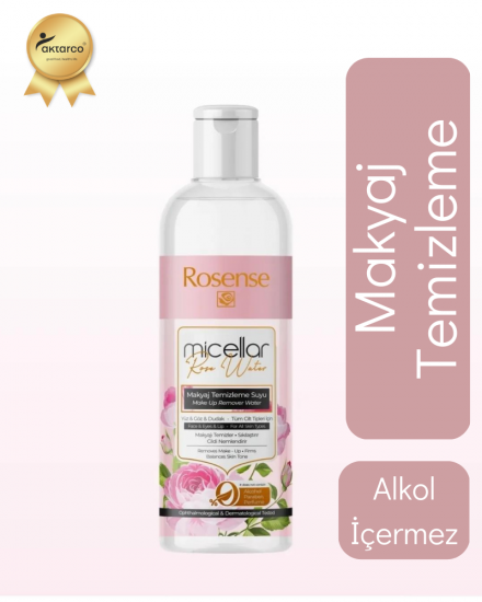 Micellar Rose Water Makyaj Temizleme Suyu Rosense