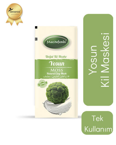 Yosun Özlü Doğal Kil Maskesi Tek Kullanımlık 20 GR