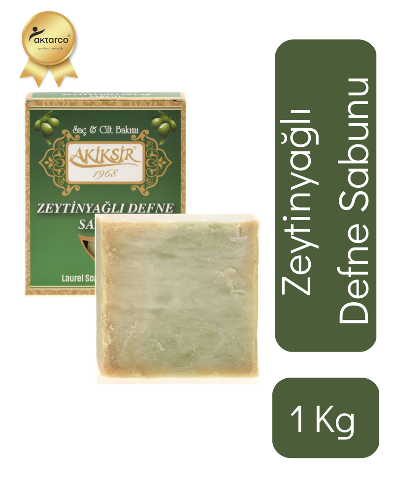 Zeytinyağlı Defne  Sabun 900 Gr | Akiksir